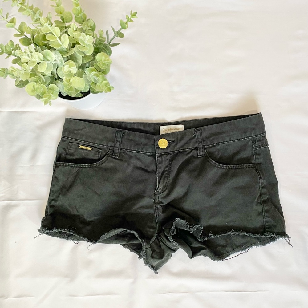 Stradivarius | Women’s Basic Collection Black Sho… - image 1